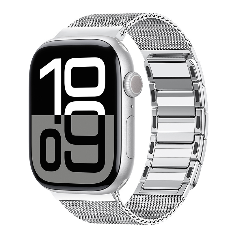 Suitable for iwatch, Apple watch metal stainless steel magnetic Ultra2 watch strap Item Picture