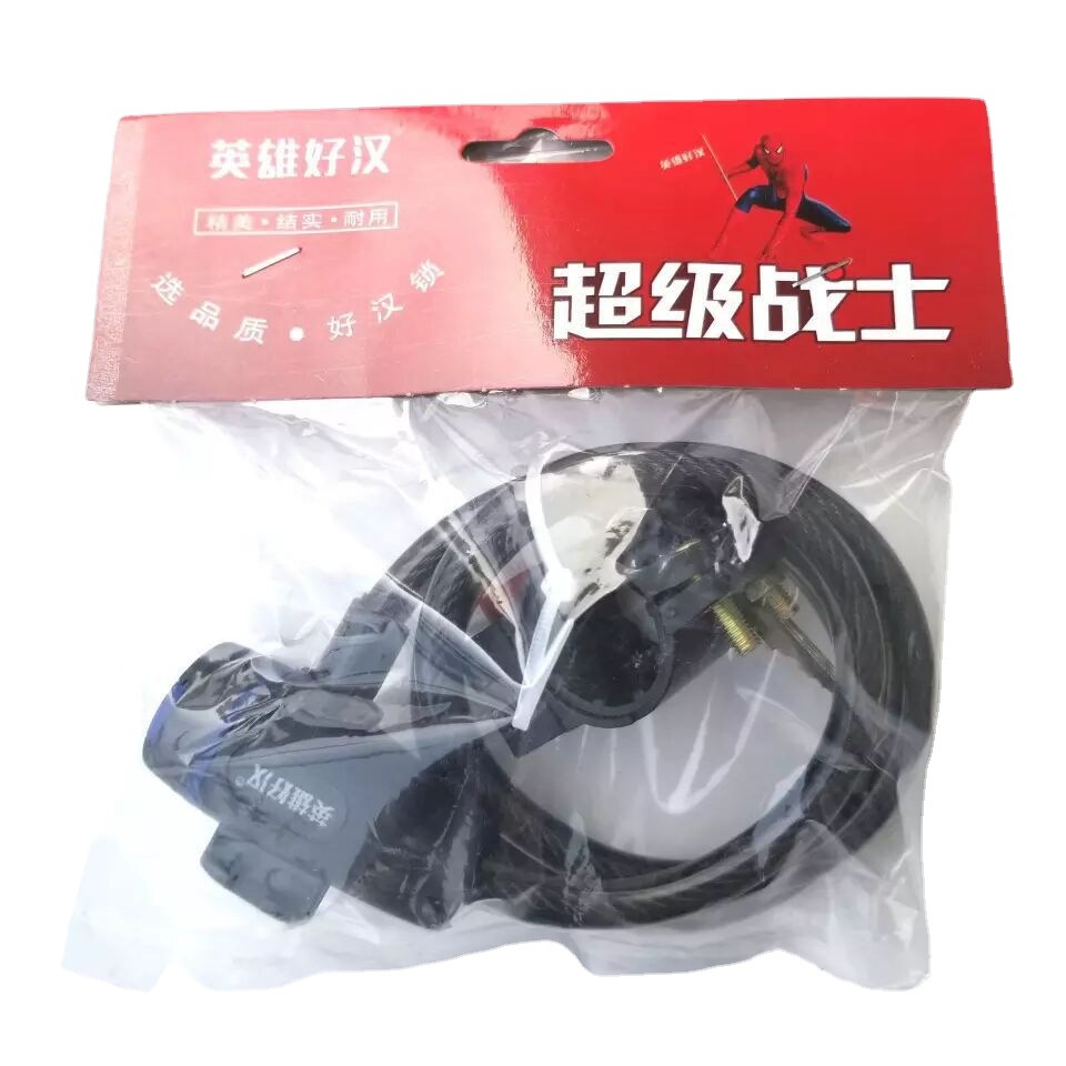 Factory wholesale of circular key locks, bicycle locks, bicycle steel cable locks, hardware tool locks and cycling supplies Item Picture