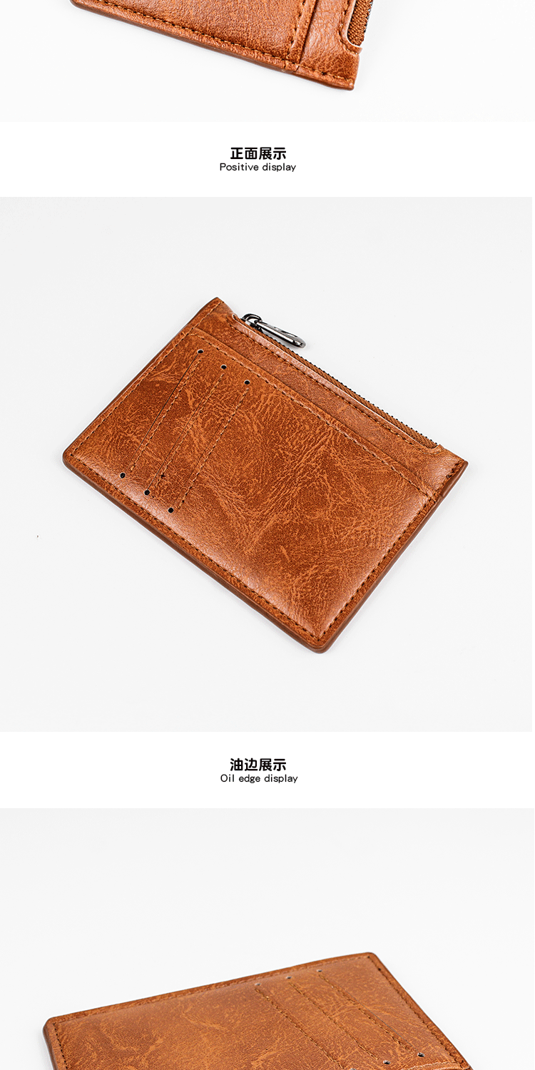 证件卡包大容量多卡位男女通用多功能钱包超薄韩版真皮银行卡夹详情3
