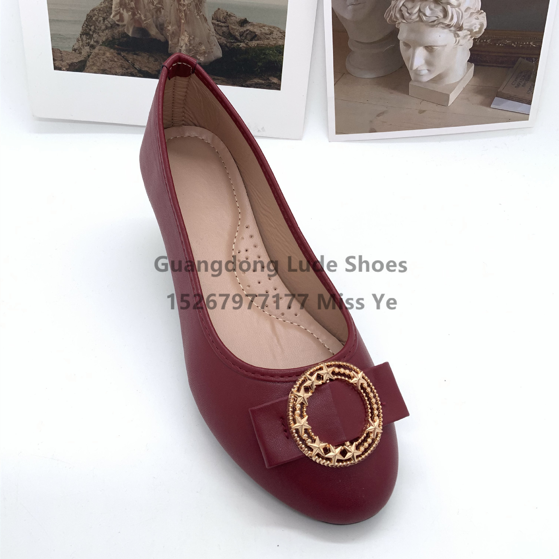 Spring And Summer New Single Shoes Flat Women Casual Shoes Comfortable Fashion Guangzhou Women's Shoes Craft Shoes Anti-Slip Wear