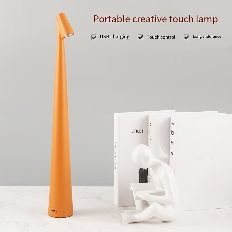LED desk lamp, bedroom bedside night light, USB charging high-pole desk lamp, eye-protecting desk lamp, study atmosphere night light details Picture
