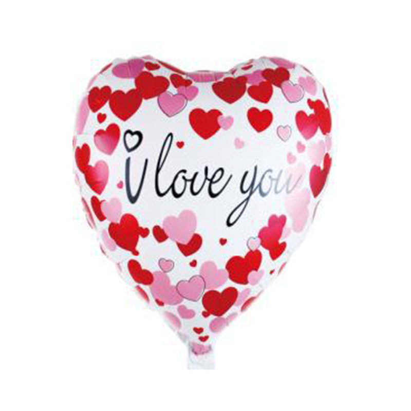 Manufacturers Wholesale 18 Inch Love Valentine's Day Wedding Decoration Party Banquet Combination Aluminum Film Balloons Item Picture