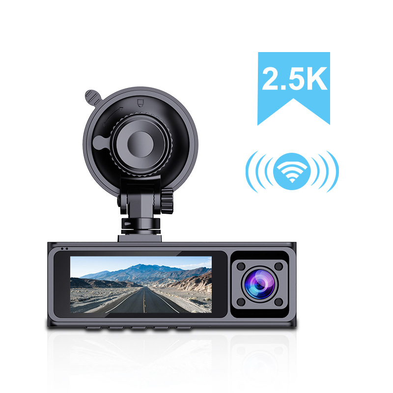 Dash Cam Factory 3.16inch 2.5K resolution car cam wifi 24h