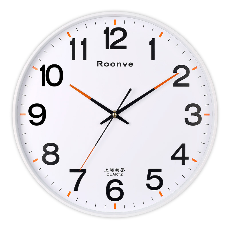 A 36CM simple and fashionable wall clock with large numbers for the living room and bedroom Item Picture