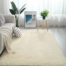 毛毛地毯地垫厂家批发新款客厅茶几瑜伽丝毛地毯柔软卧室床边丝毛客厅地毯