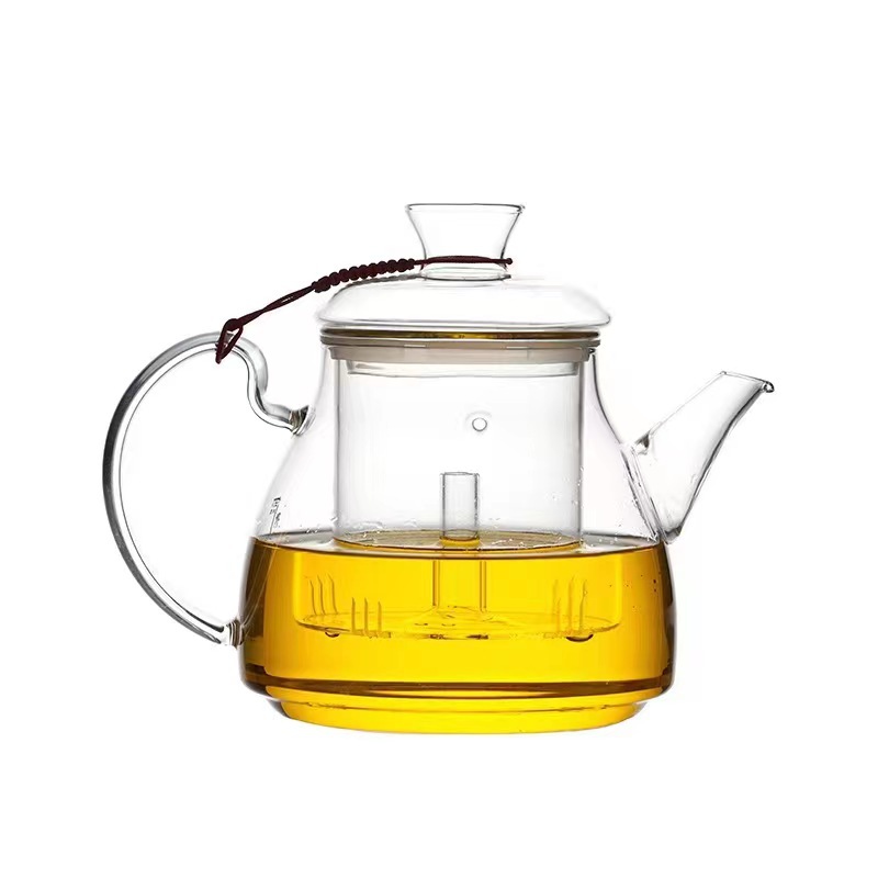 茶壶/陶瓷带盖茶壶/养生壶/电涛炉/陶瓷茶壶大号白底实物图