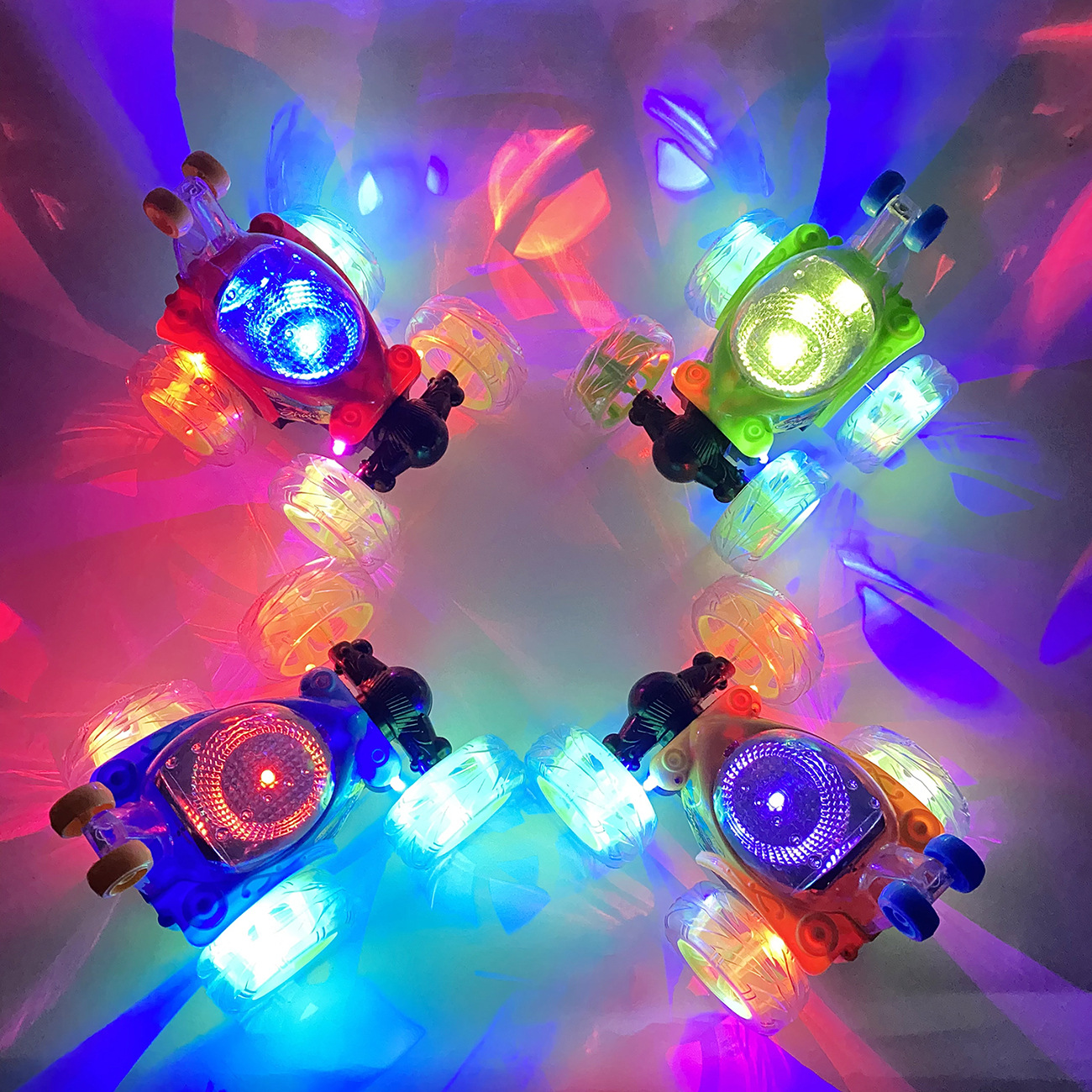 Cross-border best-selling rolling stunt car, electric toy, cool music, remote control car, charging, tipping, off-road car, gift details Picture