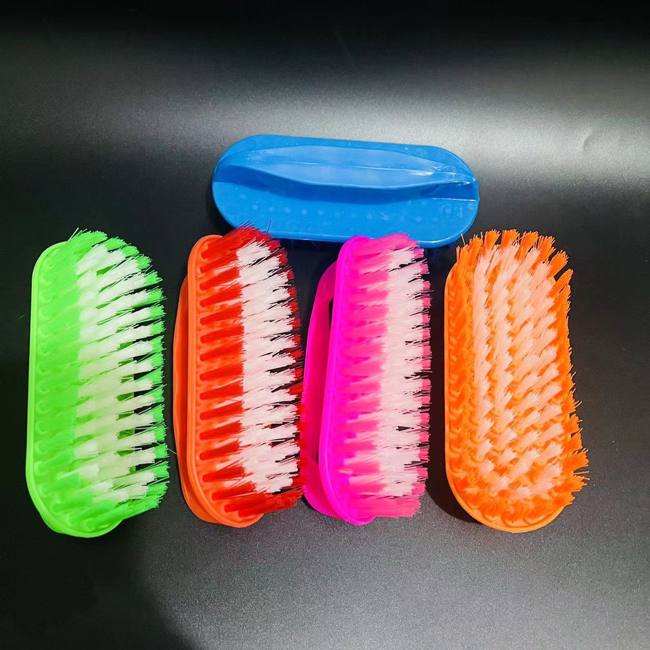 【 Zone 3-7 】3008B laundry brush 10/ pack 240/ box 1 yuan 2 yuan Plastic large laundry brush Shoe brush hand-held square brush Clothing brush Plastic brush Generous brush household