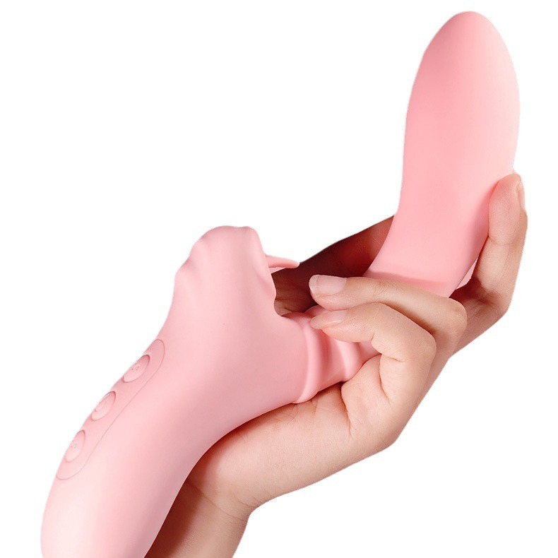 Foreign trade women's masturbation device, dual-purpose massage vibration stick, tongue vibration, licking sex and adult products Application Scenario