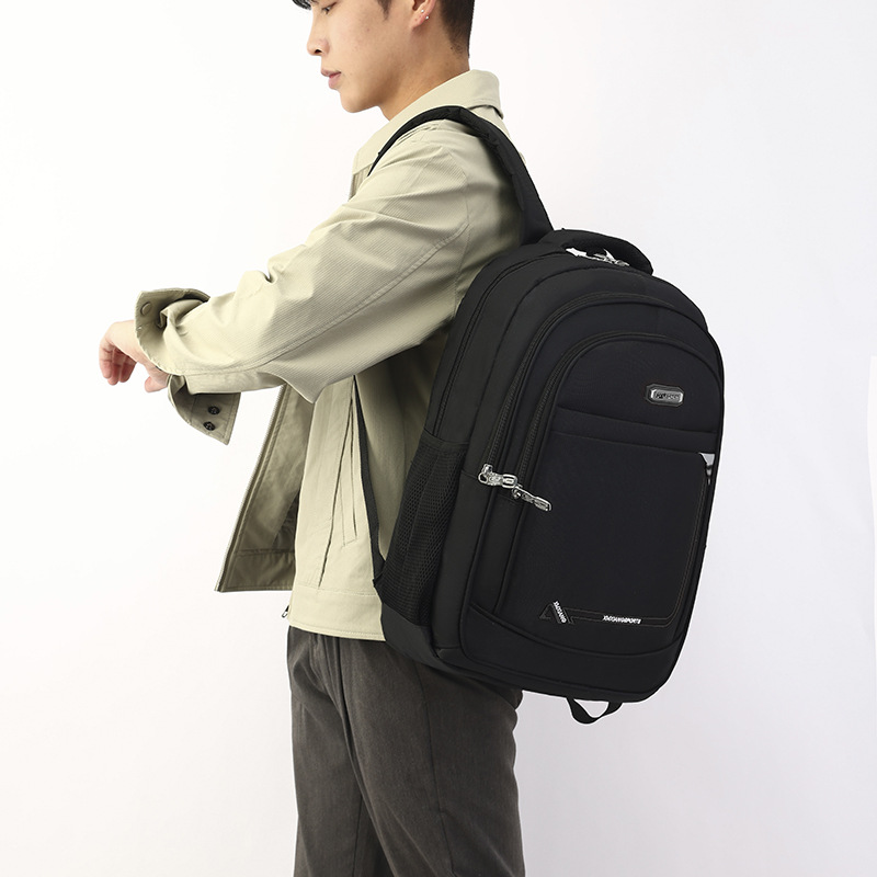 Backpack for men, large-capacity schoolbag for girls, high school and junior high school students, travel computer bag for boys, casual backpack details Picture