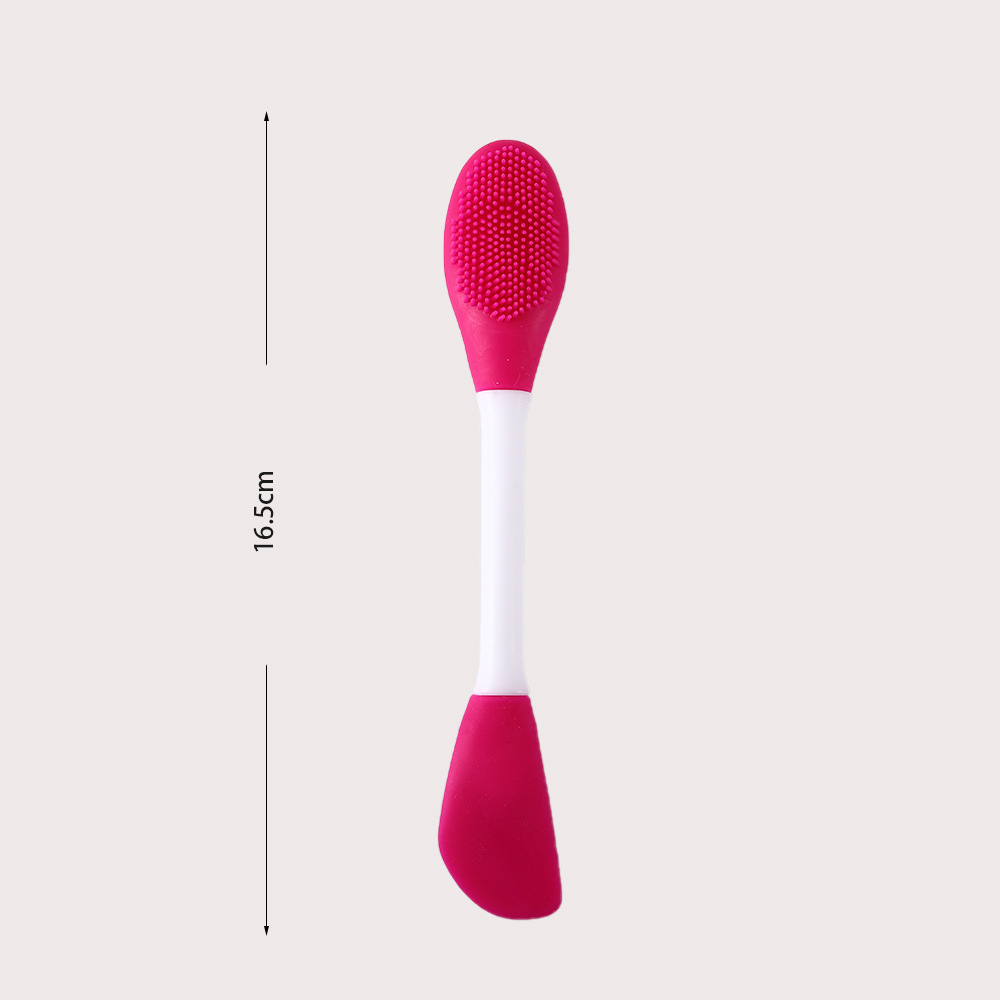Manufacturer's Non-Silicone Tpr Material Face Wash Brush, Beauty Cleaning Tool, Double-Headed Mask Brush, Baby Hair Wash Brush Application Scenario