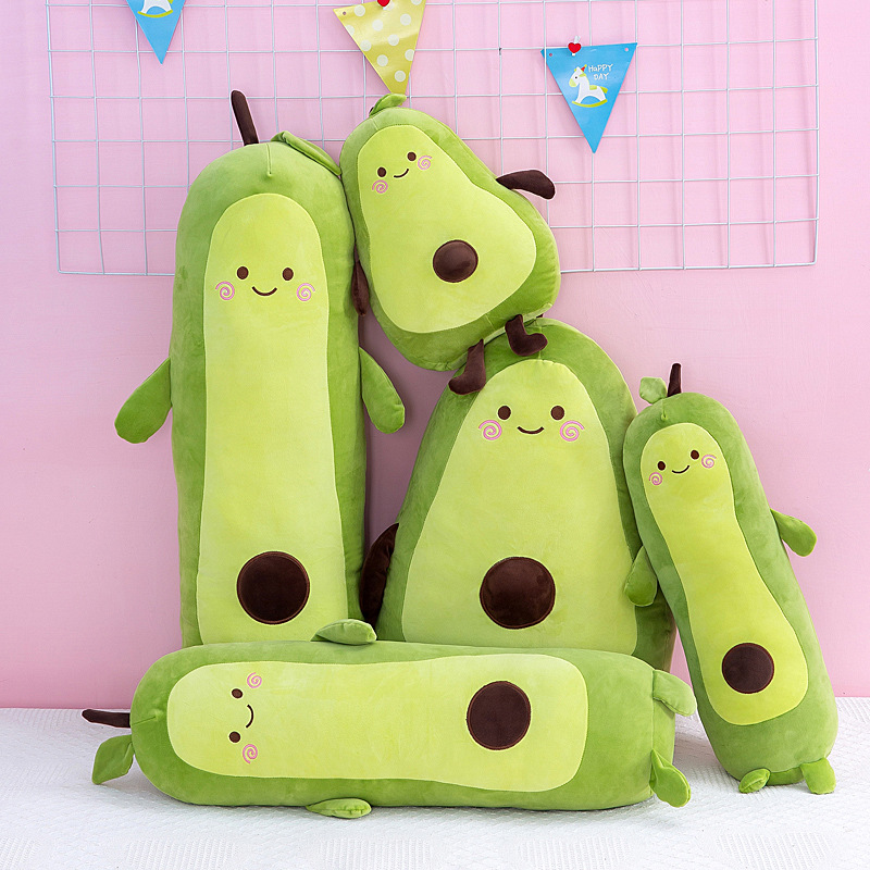 Avocado plush toy, doll, pillow, large sleeping doll, birthday gift for girls, factory wholesale details Picture