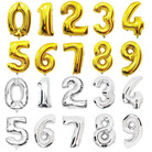 16寸32寸40寸数字母铝膜气球节日生日派对婚庆装饰场景铝箔气球