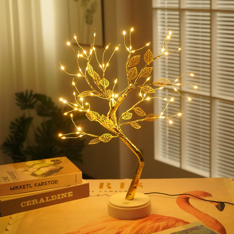 Manufacturers Direct Sales Cross-Border Explosive Christmas Lights Led Firefly Tree Lights Full Star Birthday Gift Decorative Lights details Picture