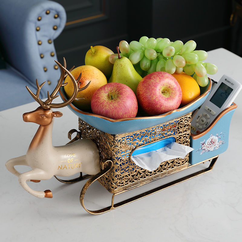 Creative Deer Large Fruit Plate Application Scenario