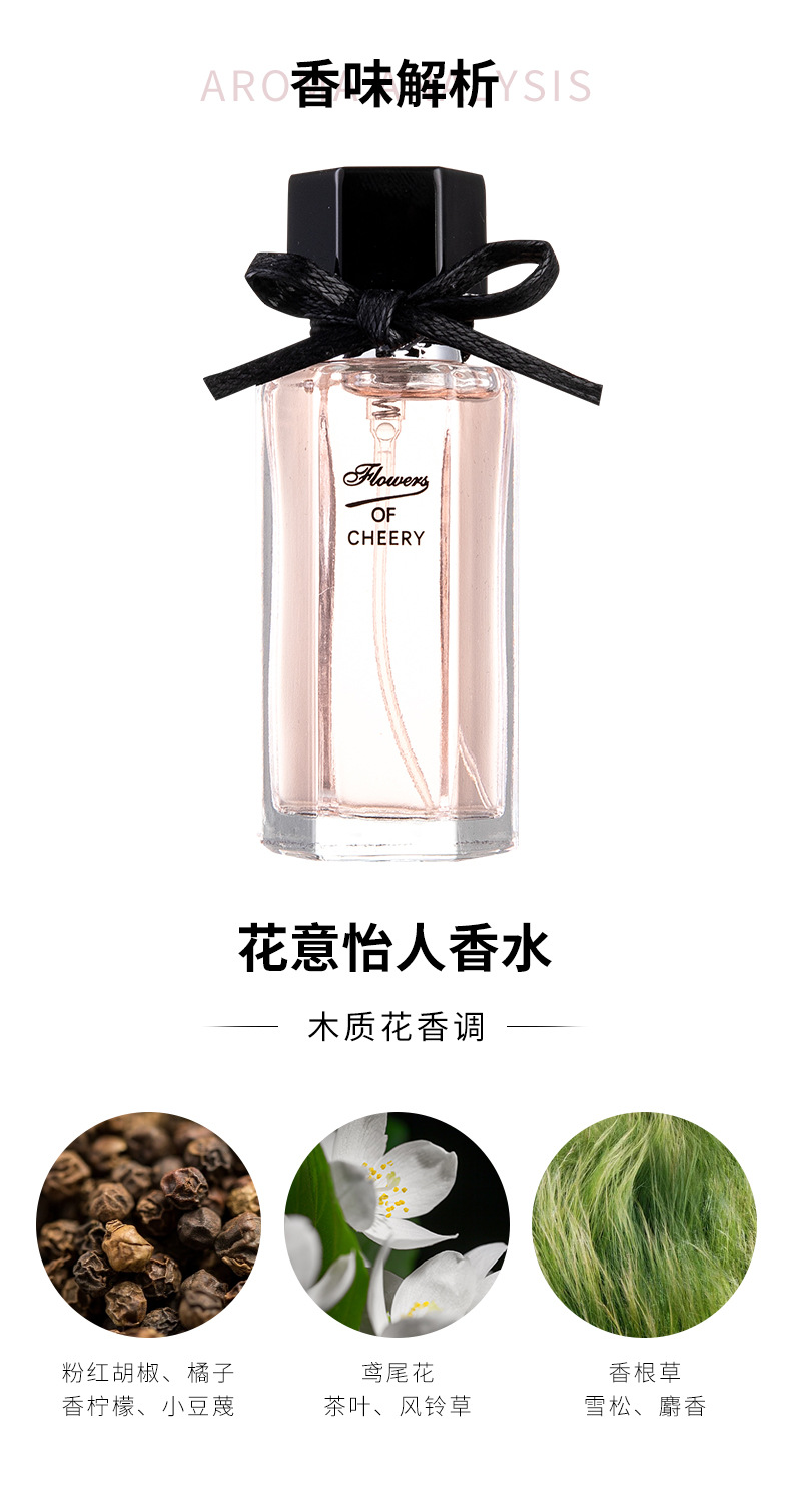 2023新品香水女士四件套花悦绽放礼盒香氛清新持久淡香直播代发详情5