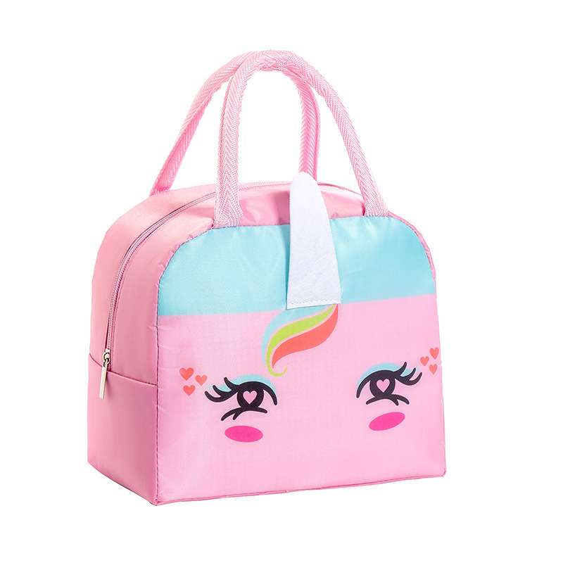 Student Lunch Box Cartoon Bento Bag Oxford Cloth Reinforced Aluminum Foil Portable Ice Bag Thermal Bag Lunch Box Bag Item Picture