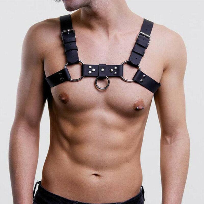 皮革酒吧用品男士sm另类情趣束缚衣酒吧猛男表演束缚背带