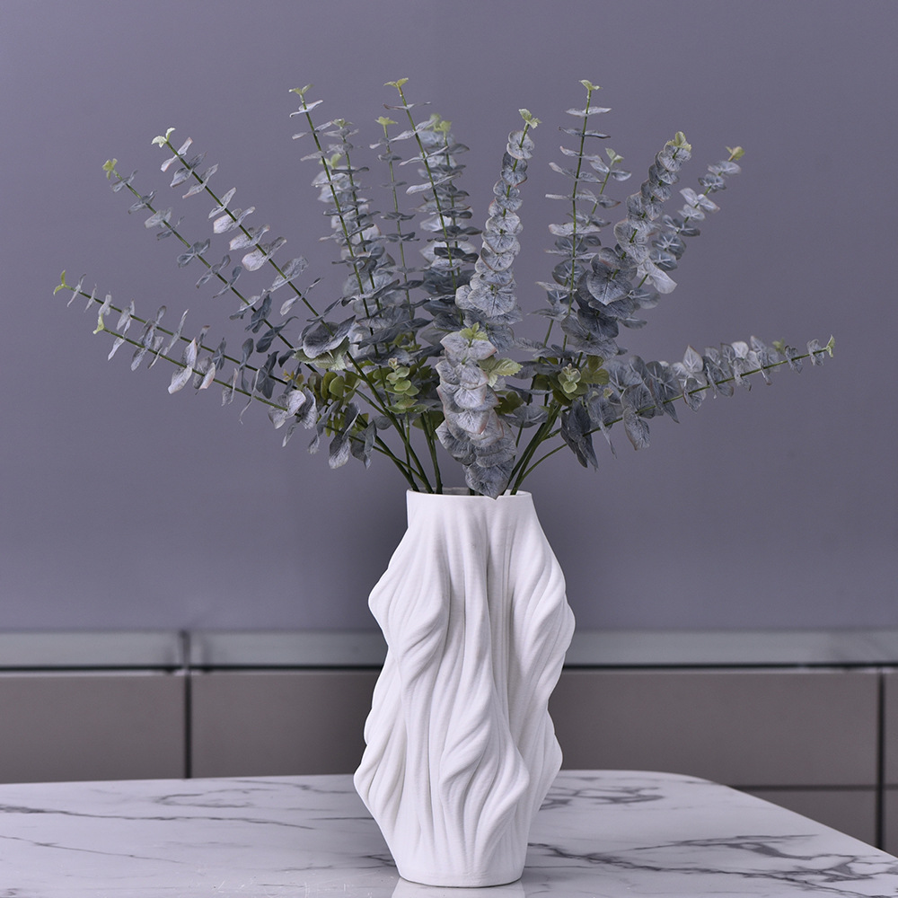Original factory products, realistic simulation of eucalyptus leaves for home decoration, money leaves, simulated green plants, flower arrangement leaves, cross-border orchids, simulated branches, leaves and trees details Picture