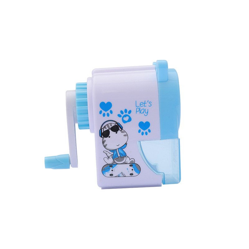 Children's hand pencil sharpener student color cartoon modeling pencil sharpener plastic single hole hand pencil sharpener wholesale Item Picture