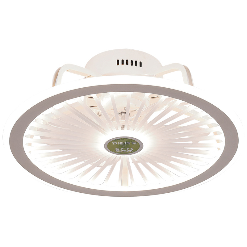 Cross border 110V bedroom suction ceiling fan light Nordic simple invisible dining room living room children's room intelligent fan chandelier