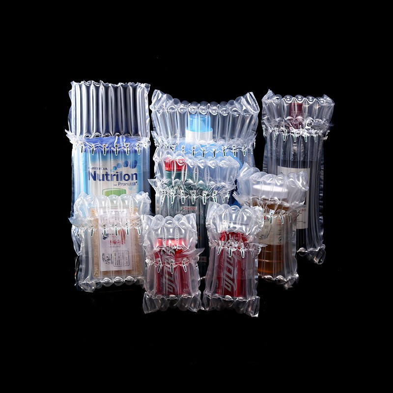 Honey air column bag roll material, shockproof and anti-drop cushioning airbag, express packaging bubble column, inflatable packaging bubble bag pad pic 1