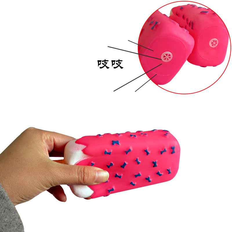 Vocal ice cream, pet toys, rubber teeth grinding, dog training and teeth cleaning toys Specification image