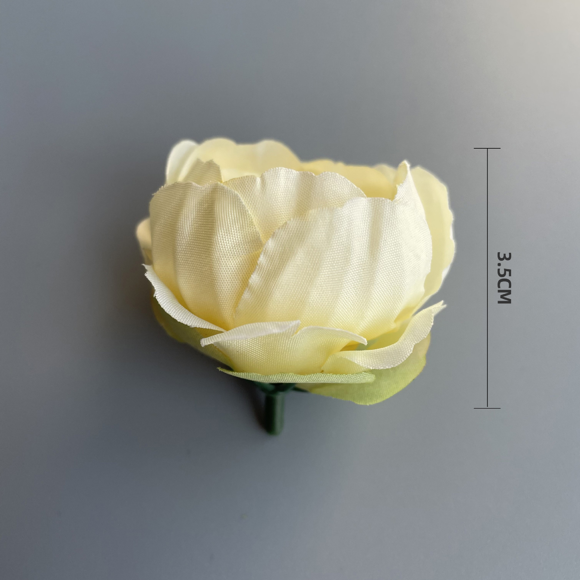 仿真花头diy材料包手工簪花发箍假玫瑰花头跨境绢布假花单朵批发详情5