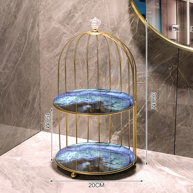 Bathroom cosmetics storage rack details Picture