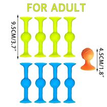Cross-border hot suction dart toy suction sticky Sticky soft building blocks Suction soft bricks parent-child interactive throwing toy