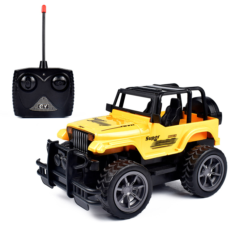 1:24 Remote control off-road vehicle lights, Jeep model, four-way remote control car, boys' toy manufacturer wholesale supply Specification image