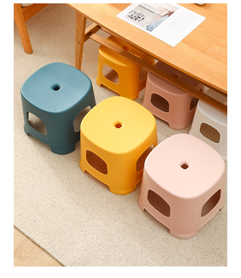 Children's Plastic Bench Thickened Bathroom Non-Slip Foot Baby Foot Bath Low Stool Home Stool