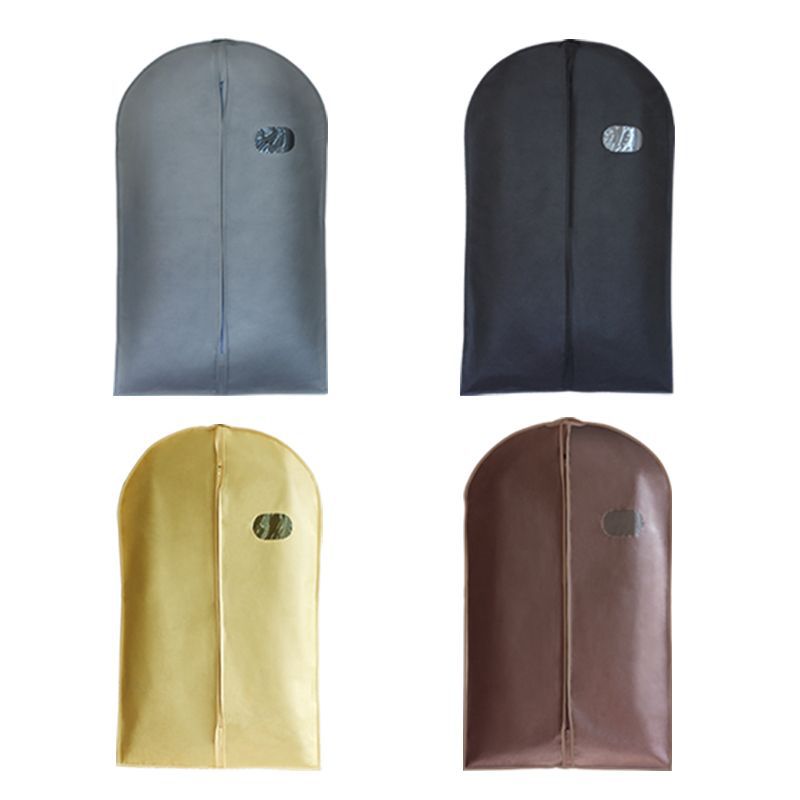 Customized thickened non-woven fabric dust covers for clothes, business coat storage bags, household Western clothing covers in stock, dust bags Item Picture