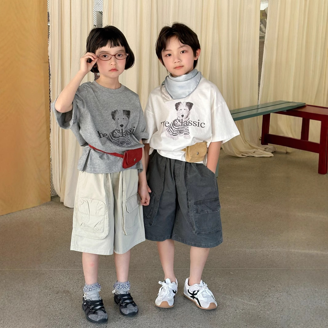 童装女童短袖韩版/童装/小米粒童装旗舰店/热门短袖/儿童装女童短袖休闲产品图