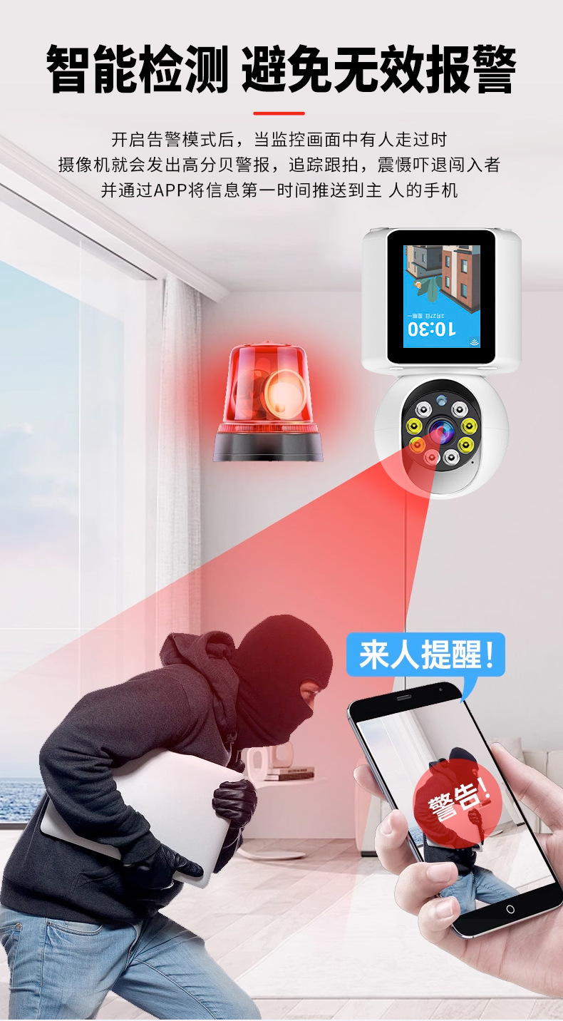 Cross-border best-selling baby care machine video call camera remote video, allowing you to watch the elderly and children with peace of mind pic 6
