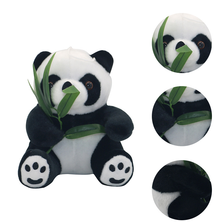 毛绒玩具工厂可来图来样定制毛绒熊猫公仔足球赛事吉祥物定做图