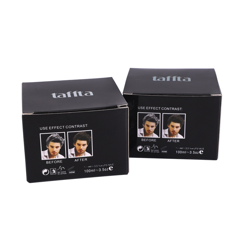 Taffta Black Hair Gel Disposable Black Hair Gel Cross Border Hair Color Black Hair With Blackgel Easy Dye details Picture