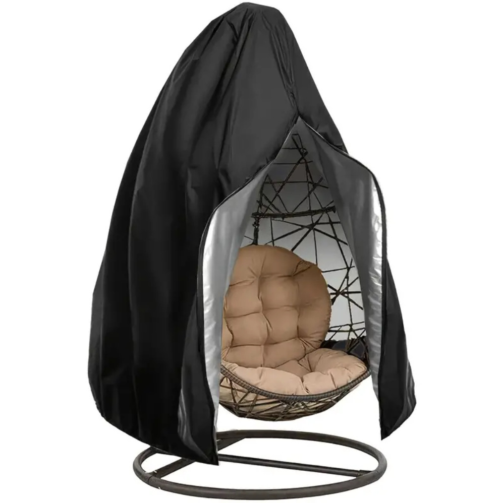 Egg-hanging chair cover, eggshell dust cover, garden outdoor swing protection cover, hanging chair, bird's nest, rattan chair, hanging basket cover, bird protection details Picture