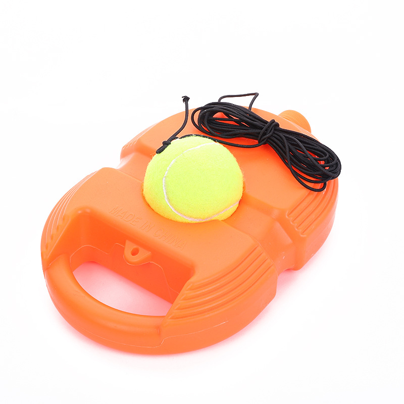 Single Tennis Trainer Black With Rope Rebound Ball E-Commerce Sales Tennis Self-Taught Wholesale Orange Green Item Picture
