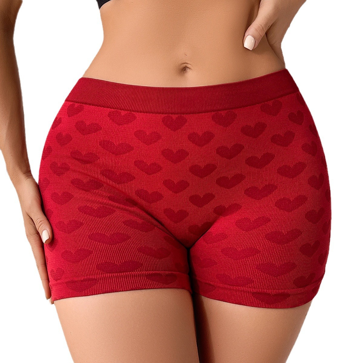 Olivia's Night Cross-border Women's Boxer Shorts: High-waisted, body-shaping, seamless, comfortable and heartwarming Christmas new Export Women's Boxer shorts Item Picture