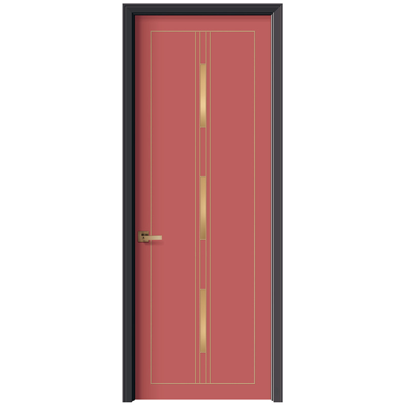 Light luxury Morandi lacquered door, modern bedroom door, new Chinese-style room, silent solid wood composite door, simple style Application Scenario