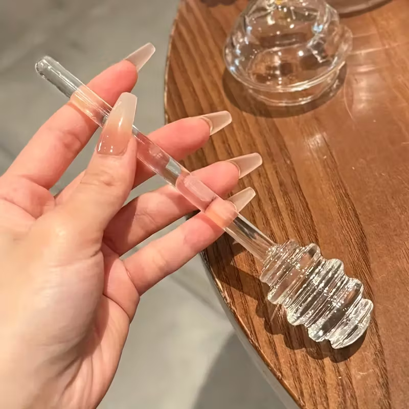 玻璃蜂蜜罐带盖子玻璃搅拌蜂蜜瓶家用透明果酱杯储物玻璃罐详情14