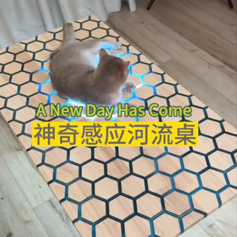 Touch-sensing river table module circuit board RGB color light table circuit board coil light strip PCBA solution details Picture