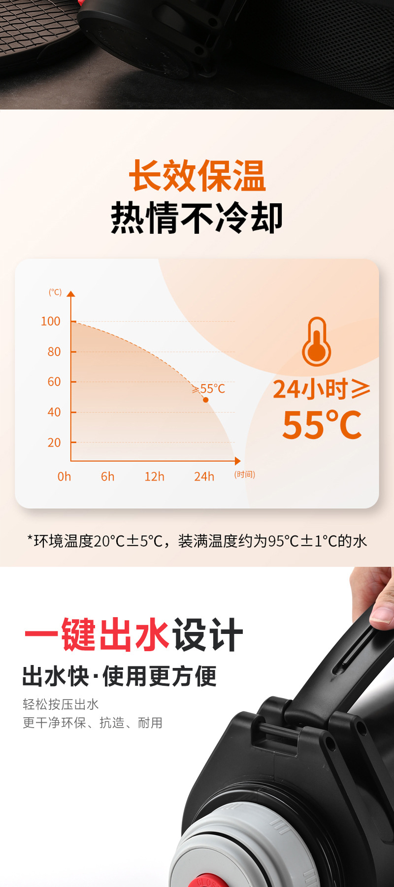304不锈钢大容量保温壶男车载便携提手保冷杯家用定制焖茶热水瓶详情9