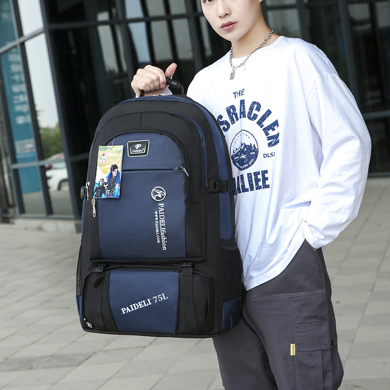 The 2025 new travel bag features a large capacity, simple and portable multi-layer mountaineering bag, as well as a lightweight backpack for hiking and traveling Application Scenario