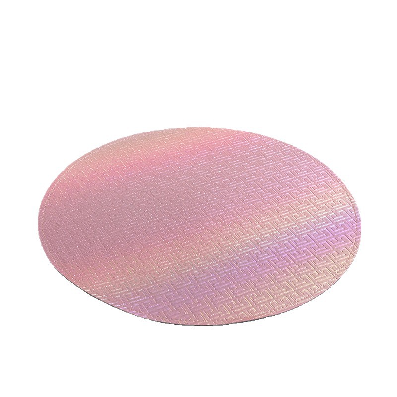 Cross-border PVC leather placemats, round and rectangular teacup MATS, waterproof and oil-proof MATS, large mouse MATS, Western placemats Item Picture