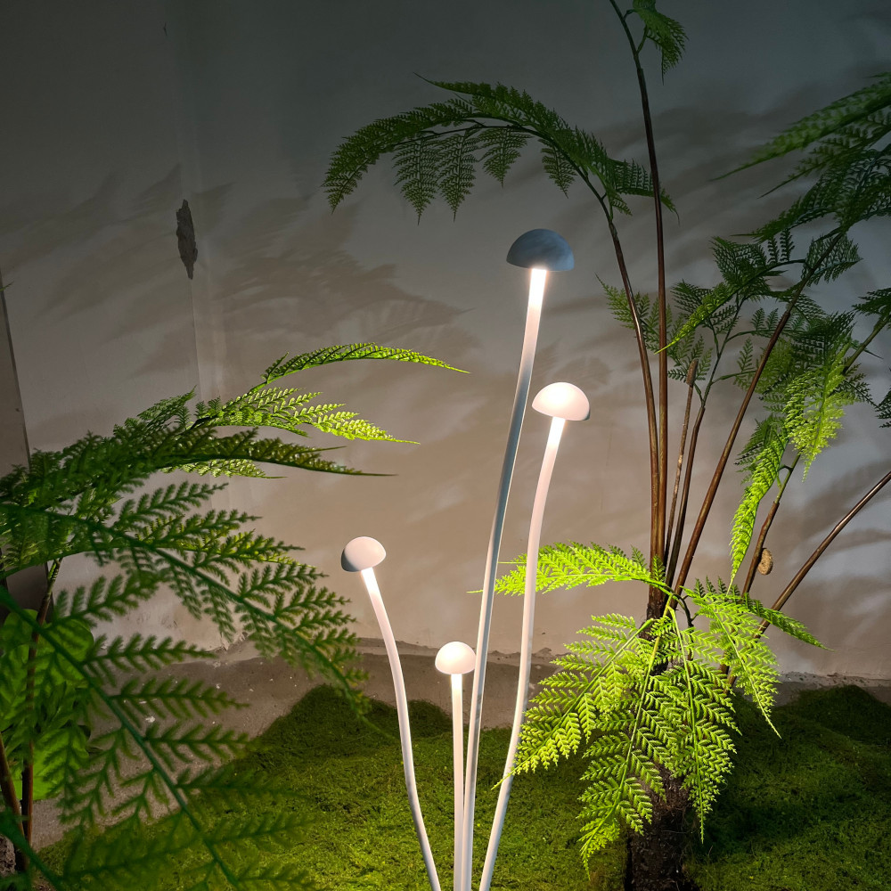 LED mushroom lawn lights, garden homestay atmosphere lights, villa garden flower bed decorative lights, outdoor waterproof ground insert lights