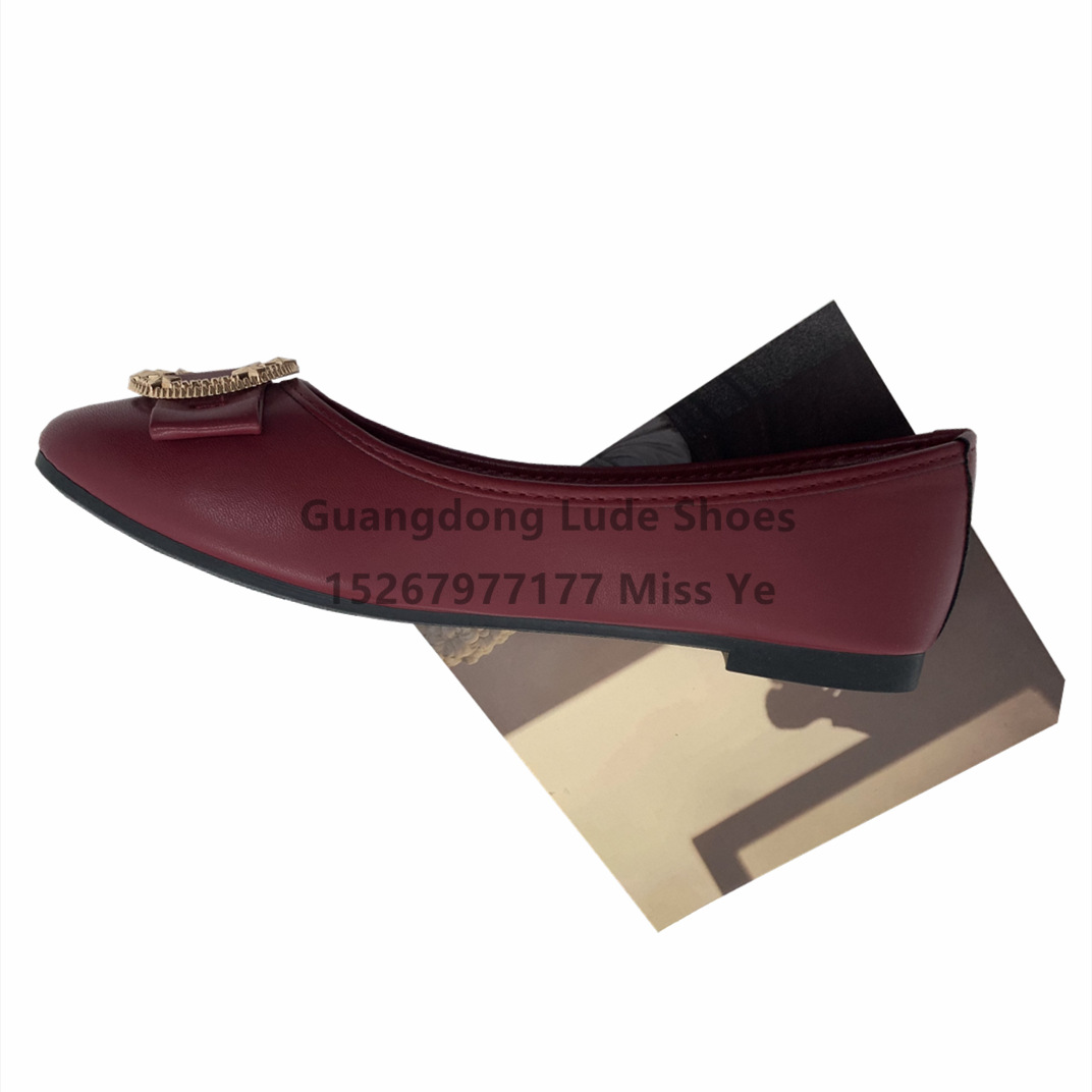 Spring And Summer New Single Shoes Flat Women Casual Shoes Comfortable Fashion Guangzhou Women's Shoes Craft Shoes Anti-Slip Wear Application Scenario