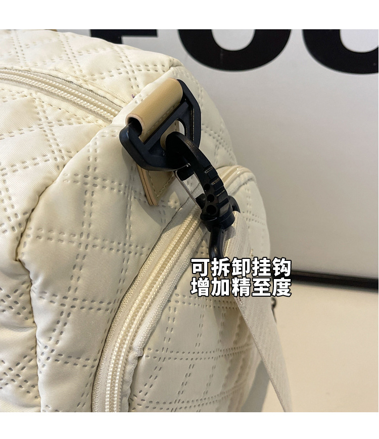 新款旅行包短途出差行李包女大容量运动健身包女士单肩斜挎手提包详情9