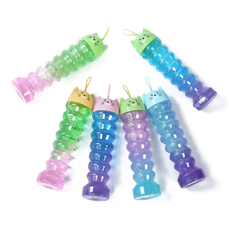 Wholesale of cross-border colored clay and crystal clay sets, slime children's transparent sticky bubble glue toys for boys and girls Specification drawing